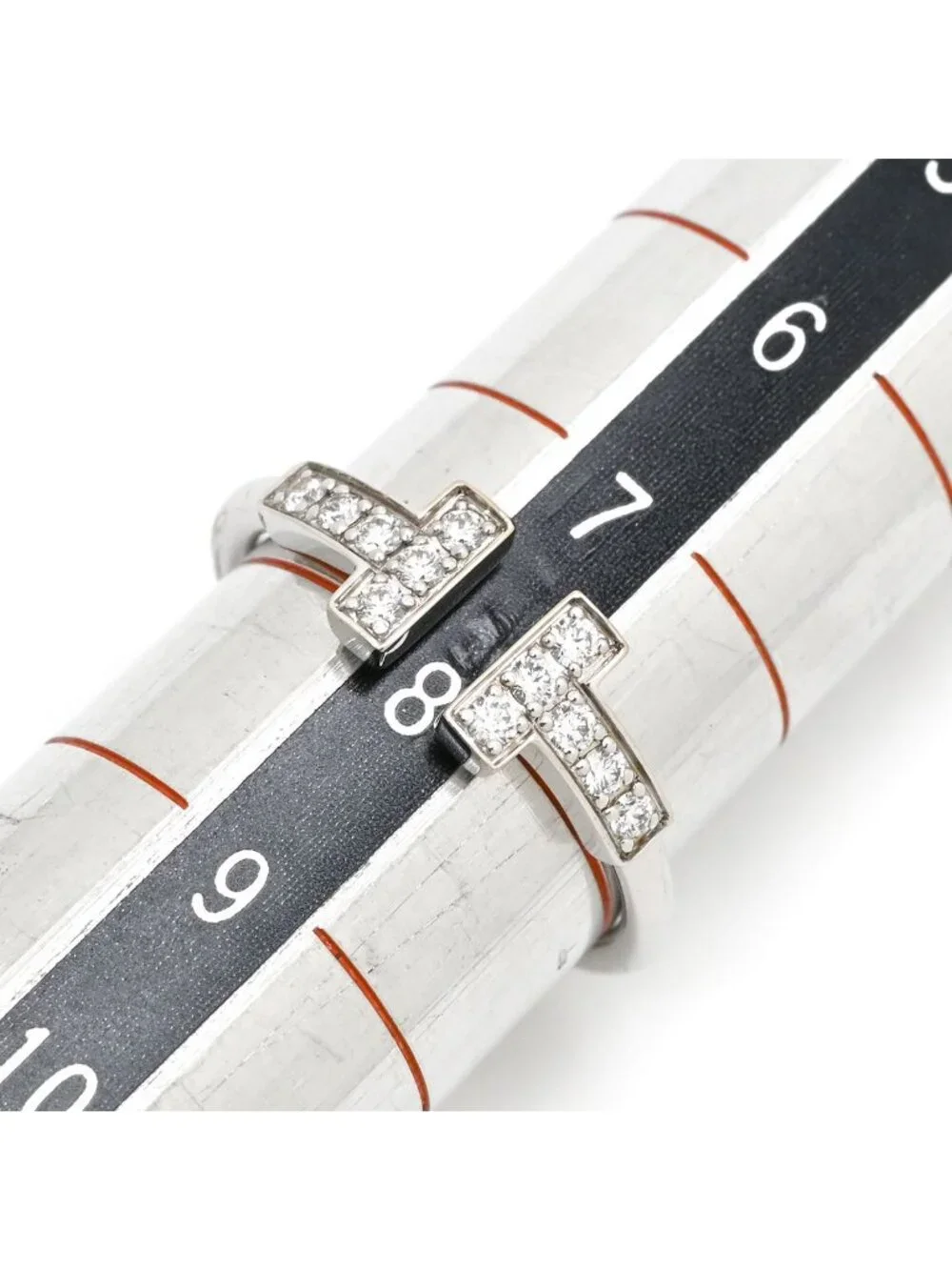 Tiffany & Co Ring T Diamond Wire White Gold T& 18K WG